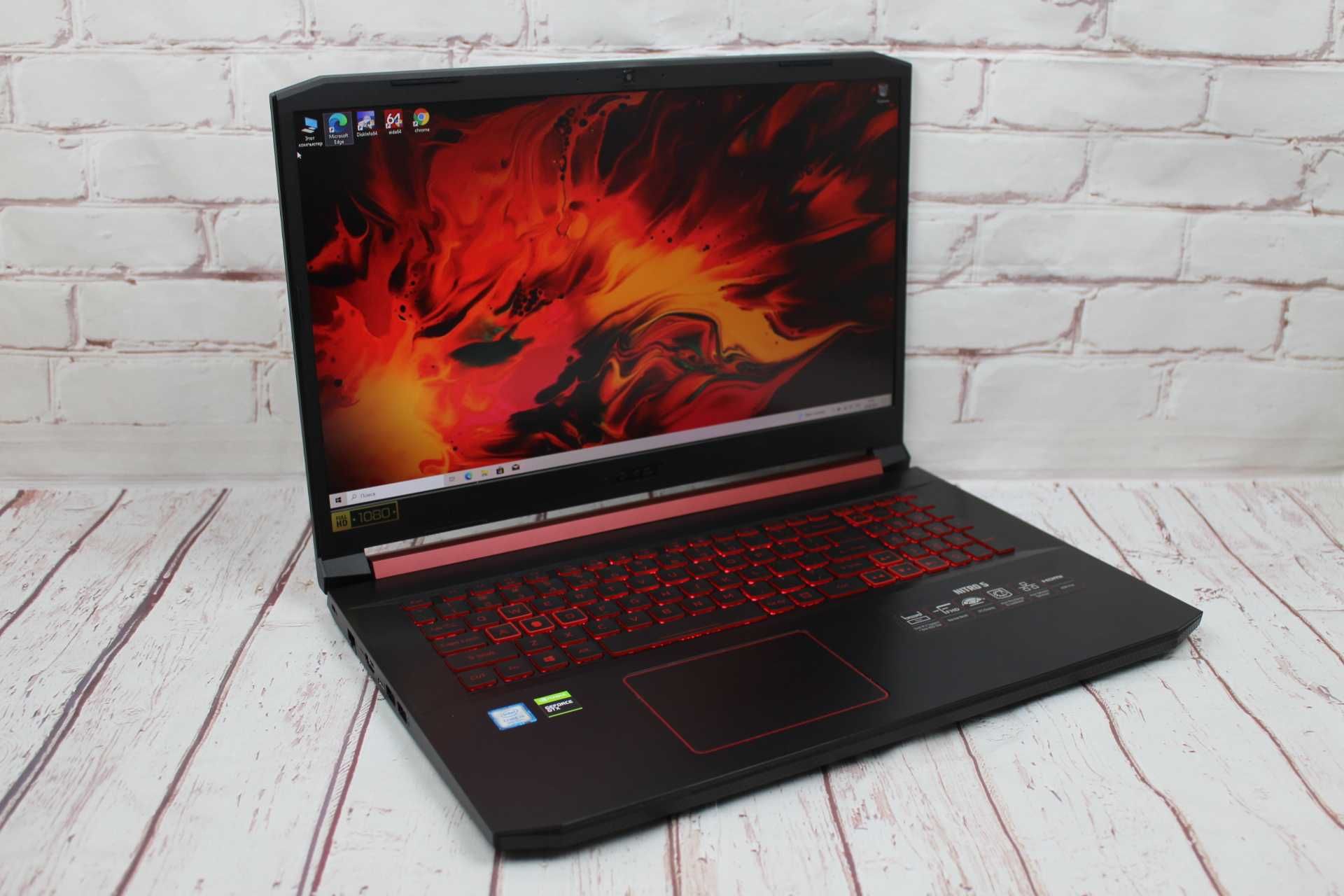 Ігровий ноутбук Acer 17.3  i5-9300H / 16gb DDR4 / SSD / IPS / GTX 1650