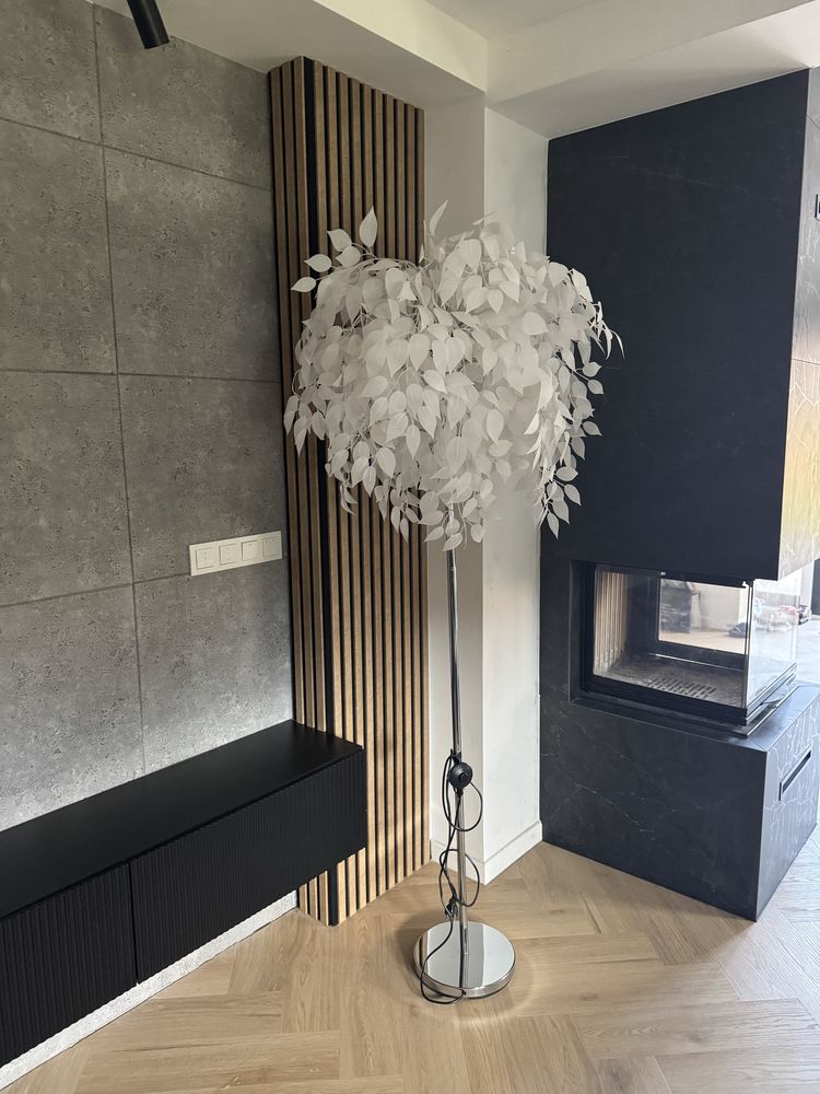 Lampa stojąca design drzewko