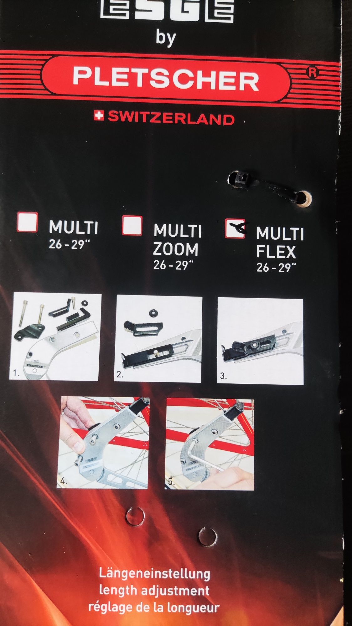 Stopka rowerowa PLETSCHER Multi Flex