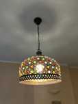Lampa metalowa wisząca w stylu marokańskim