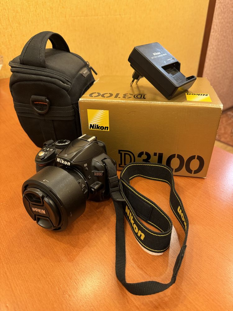 Продам фотоаппарат Nikon D3100 с объектив портретник AF-S NIKKOR 50 mm