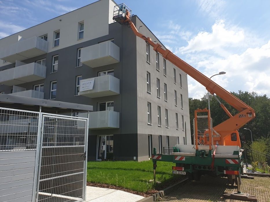 Zwyżka, Podnośnik Koszowy zwyżka nożycowa wynajem z operatorem lub bez