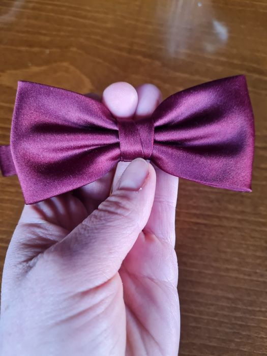 Mucha męska satynowa elegancka