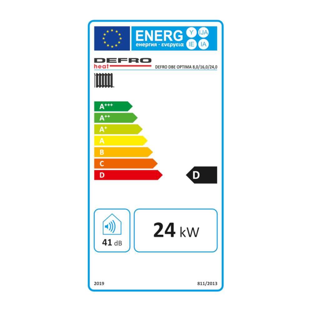 Kocioł, piec Elektryczny DEFRO DBE Optima 8 | 16 | 24 kW
