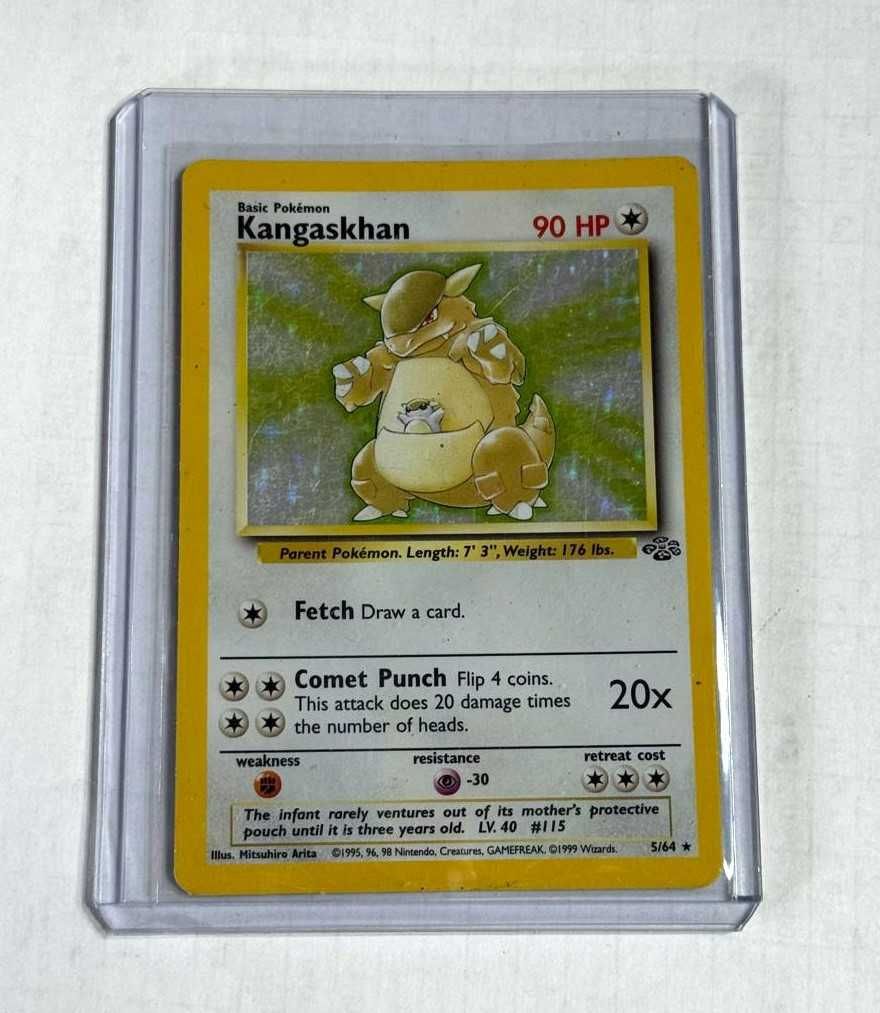 Kangaskhan Holo 5/64 Raro Jungle - Carta Original Pokémon TCG - ENG
