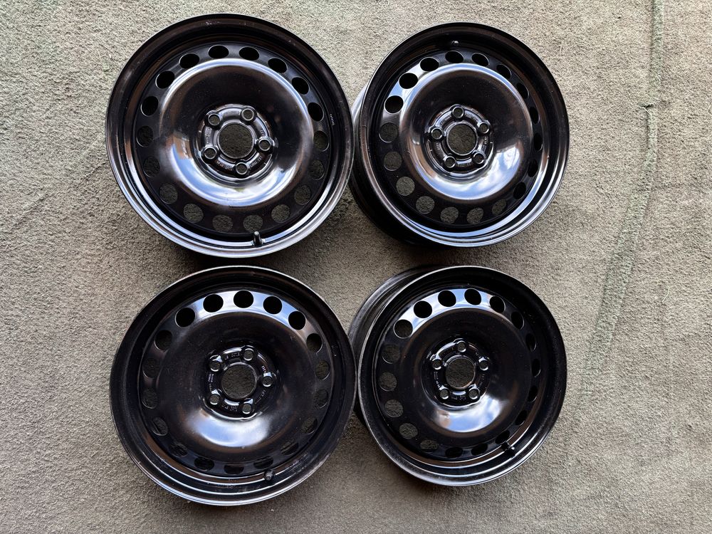 5x100 5,5Jx15 ET40 felgi stalowe 57,1 VW SEAT AUDI SKODA