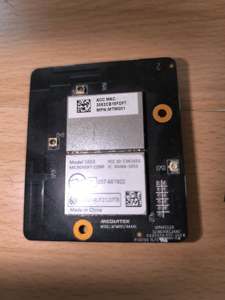 Moduł Wi-Fi.. Bluetooth do konsoli Xbox One FAT + gniazdo
