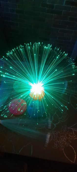 Цветной светодиодный оптоволоконный светильник, ночник