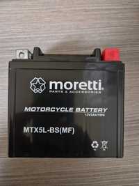 Аккумулятор для скутеров moretti 12v5ah новый
