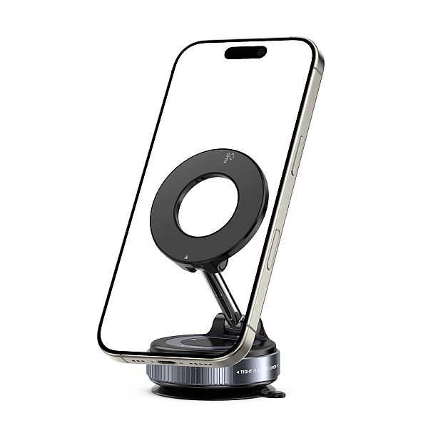 Tech-Protect N60 Magnetic Magsafe Windshield & Dashboard Car Mount Bla
