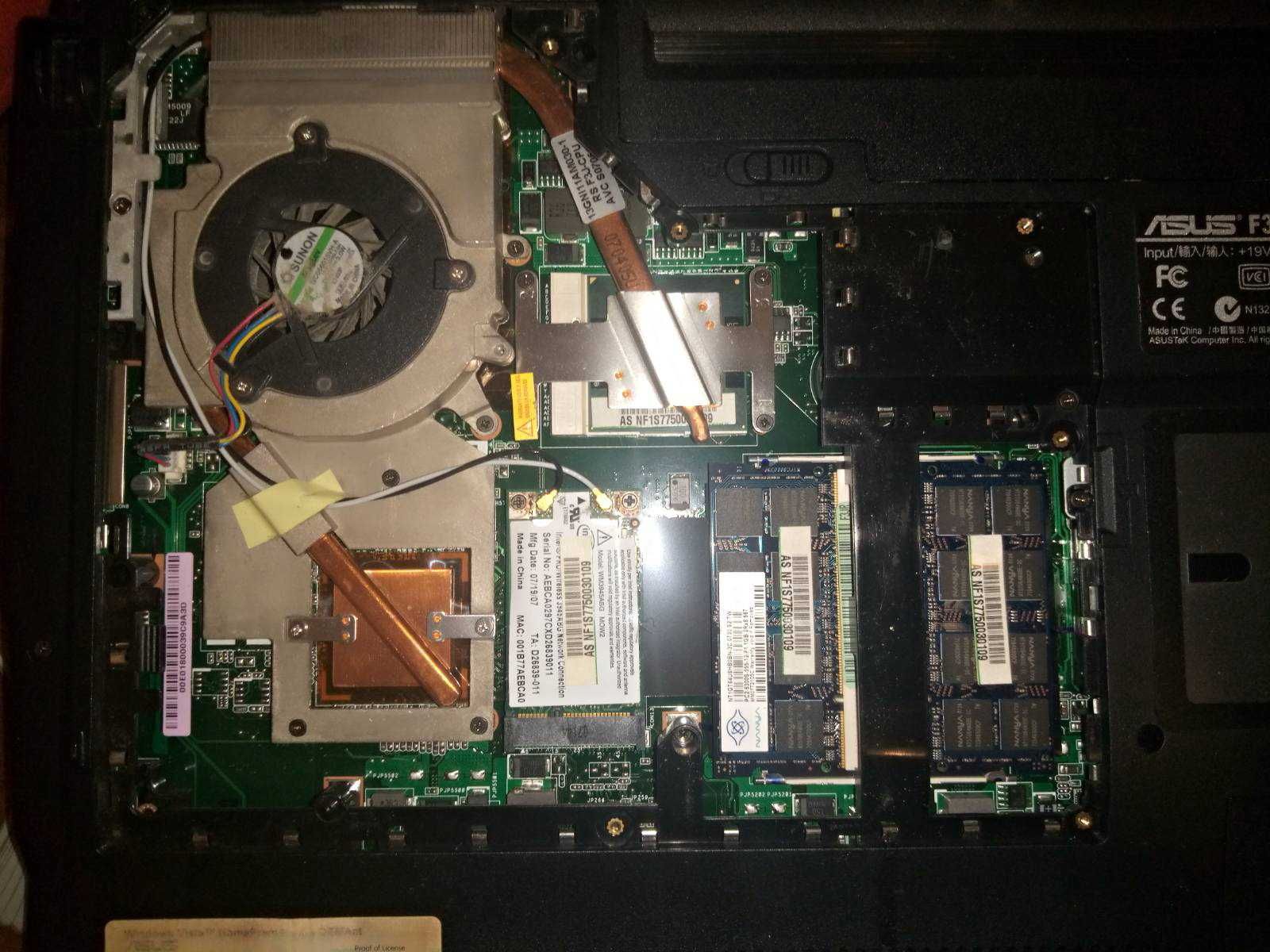 ASUS f3jr 2gb на запчастини