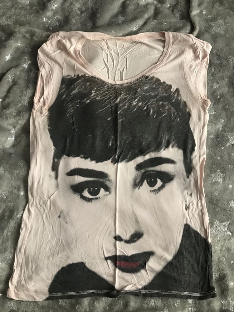 Audrey Hepburn koszulka t-shirt bluzka z printem rozm. 40 L #2