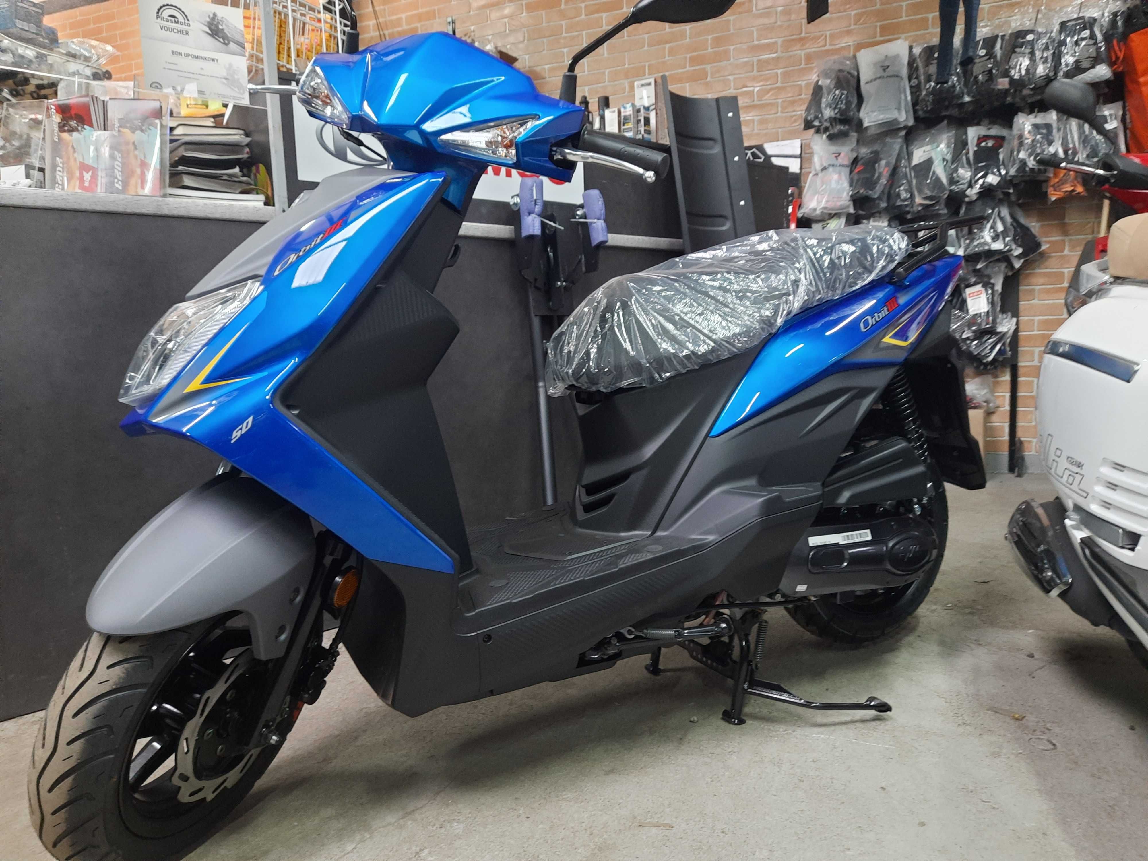 Skuter Sym Orbit III 3 50ccm Nowy RATY super 2024 kymco na dowód AM