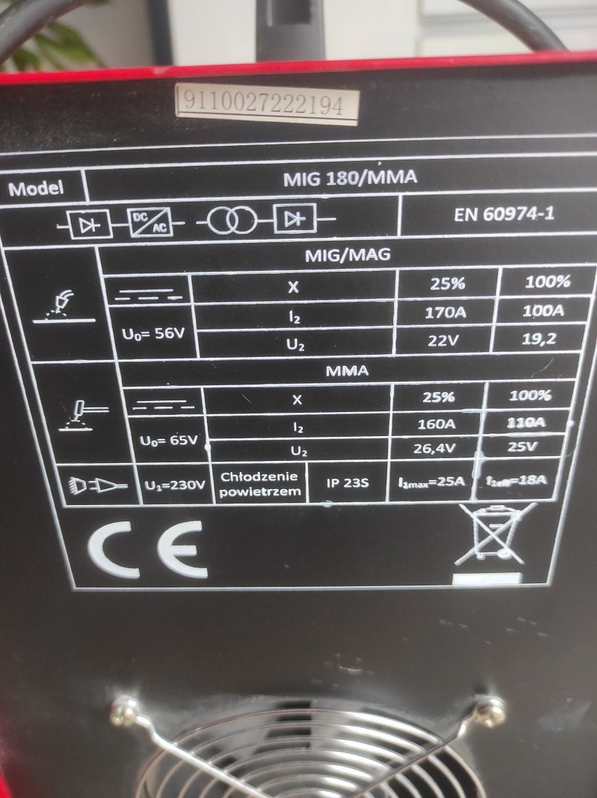 Spawarka magnum mig 180