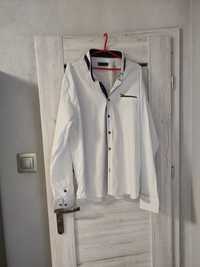 Super elegancka koszula biała męska 3 XL