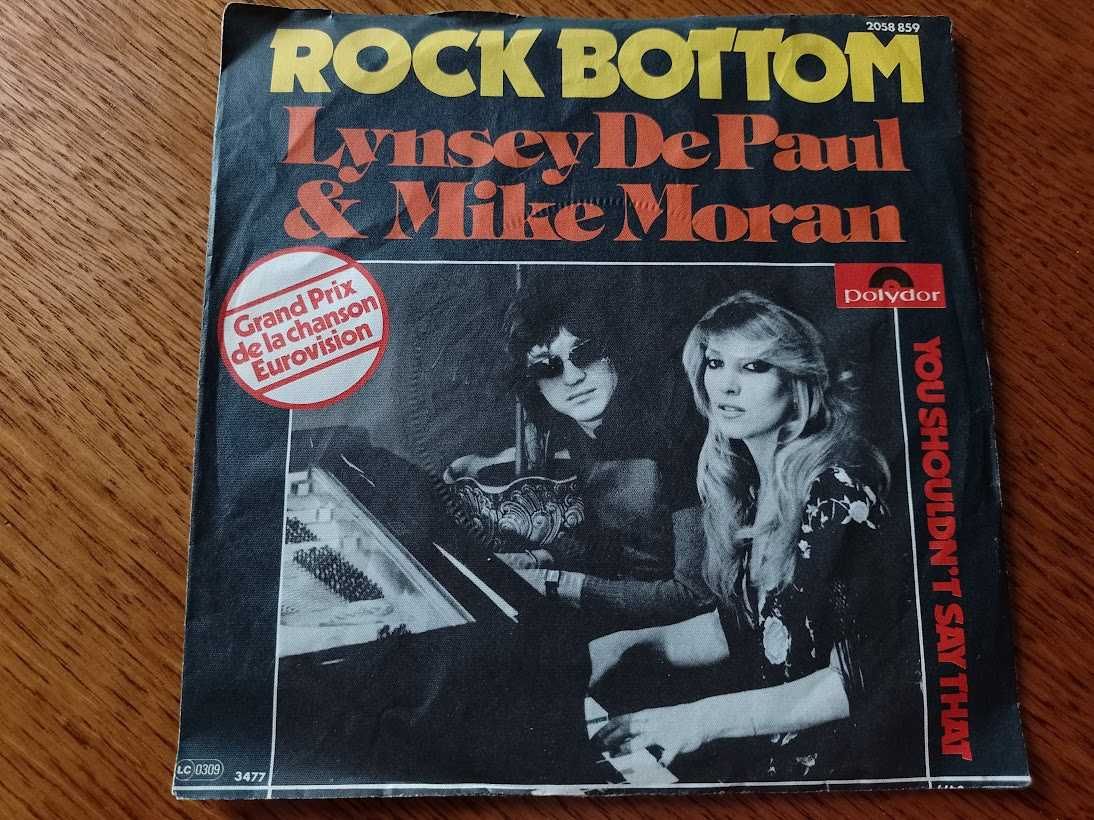 Stara płyta winylowa Rock bottom 72r Eurovision Vinil Kolekcja Retro