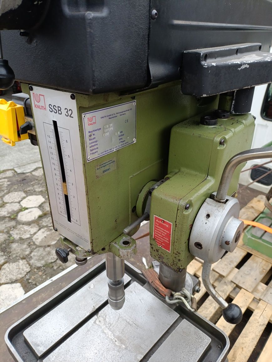 Wiertarka kolumnowa Mk 4  Knuth 32 Mk 3 posuw TOS Ws 15