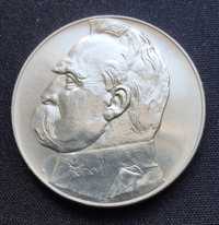 Moneta 10 złotych Piłsudski 1939 Piękny stan.