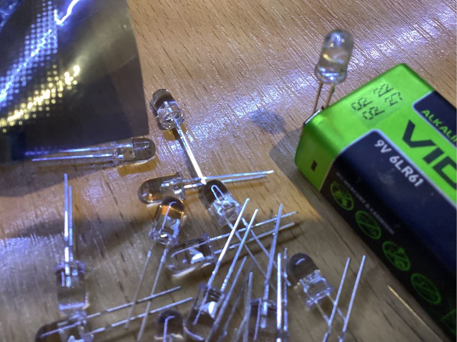 Светодиоды 3 в 5 мм 50 шт.