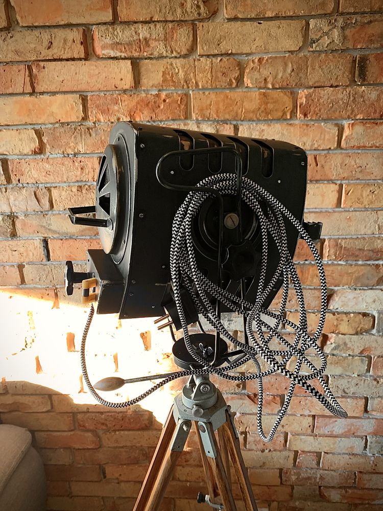 Lampa podlogowa Loft Vintage Industrial filmowa teatralna studyjna