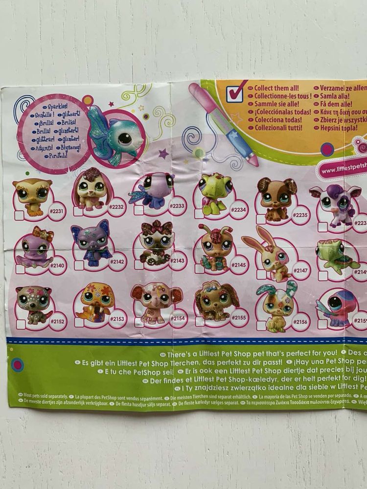 Мини каталог игрушек Буклет Littlest Pet Shop Литл Пет Шоп LPS 2011