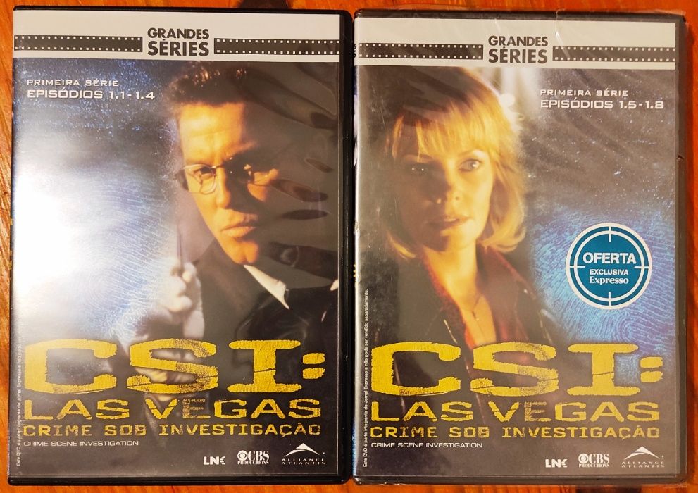 CSI: Crime Sob Investigação Las Vegas - Primeira Série - 2000 - DVD