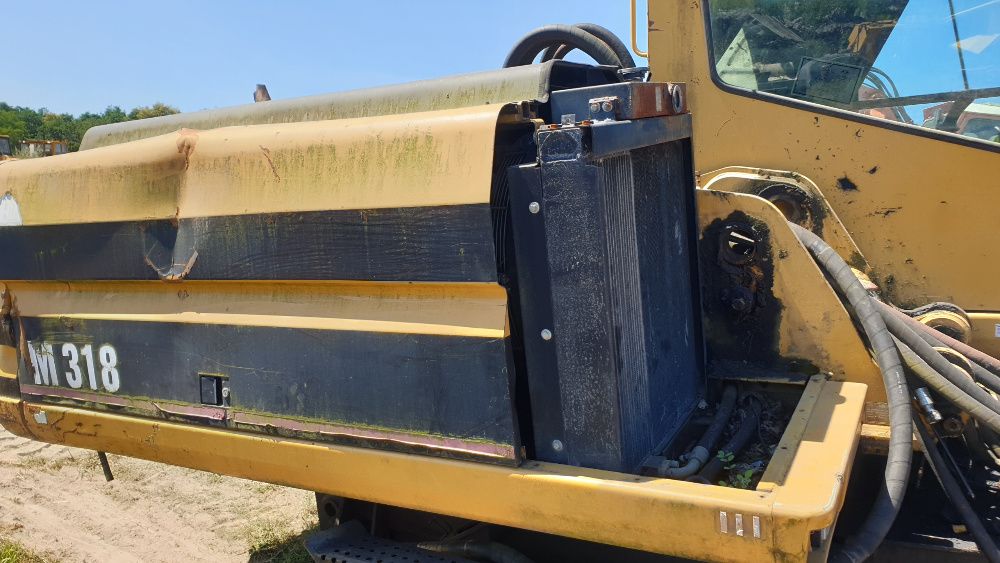 koparka cat m 315 m 318 części pług lemiesz siłownik silnik ramie wał