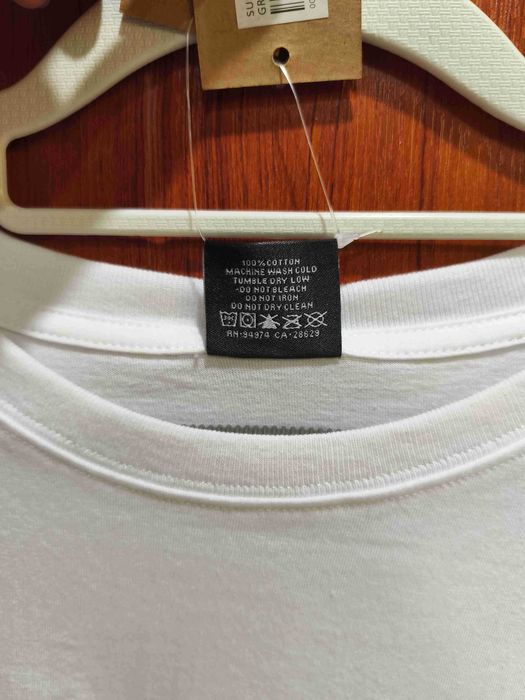 Stussy Męska Biała Koszulka z Nadrukiem Rozmiar XL