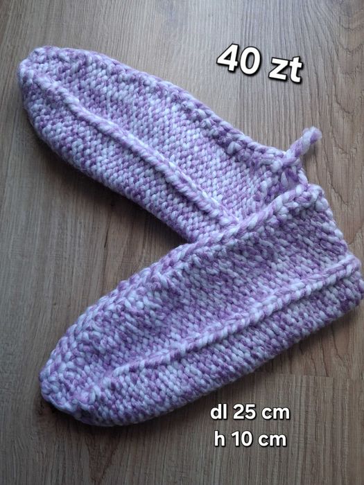 Skarpetki ręcznie dziergane