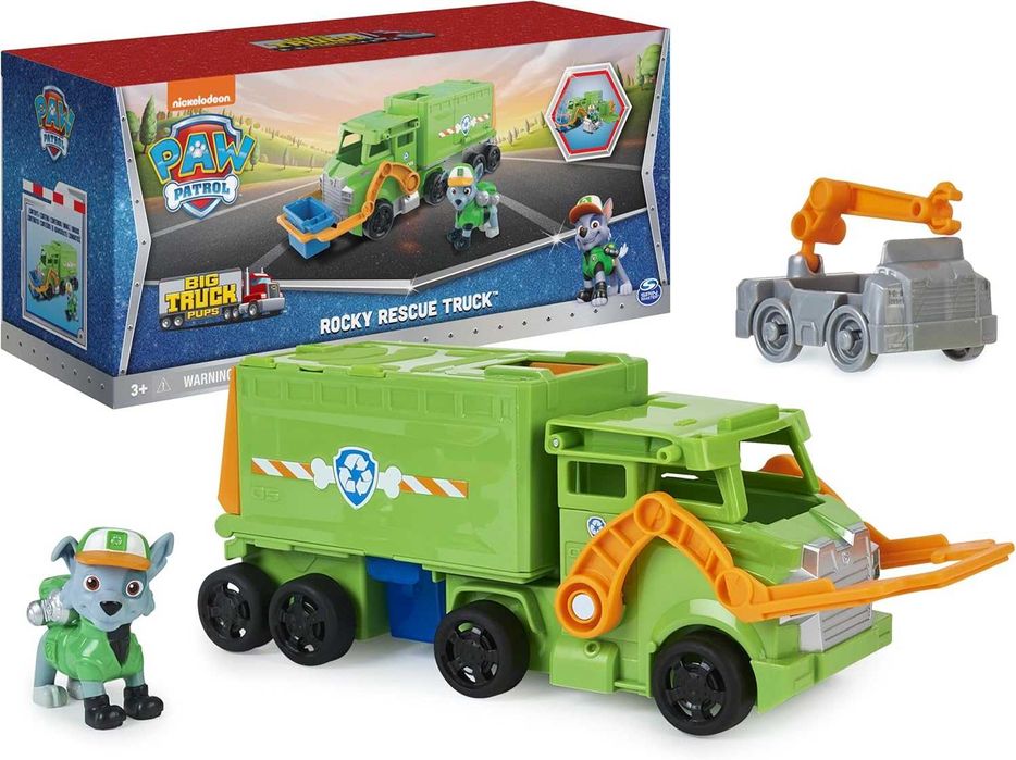Щенячий Патруль велика вантажівка Роккі машинка Paw Patrol Big Truck