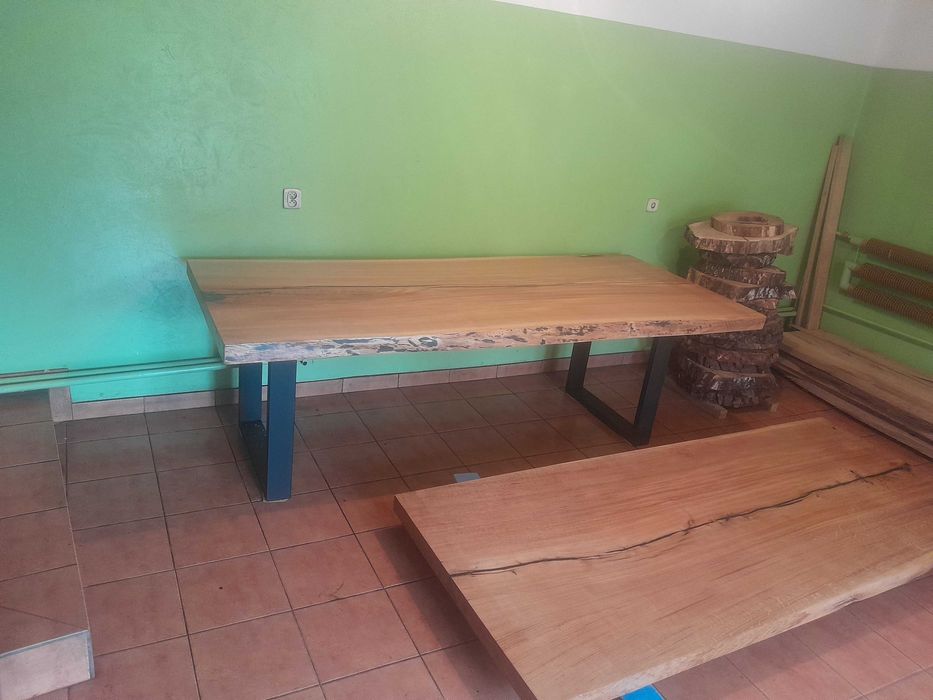 Stoły, blaty dębowe, monolity