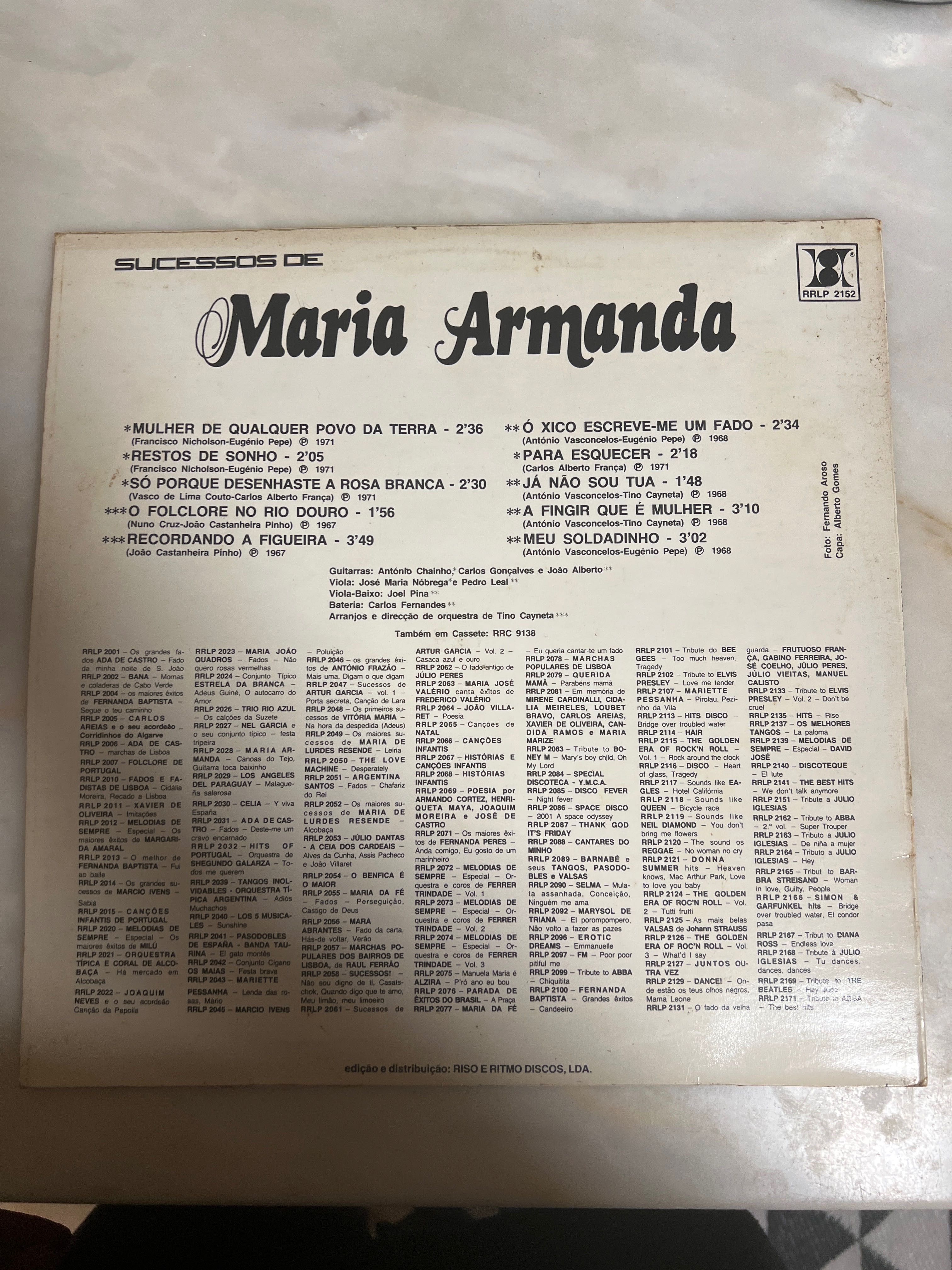 Sucessos de Maria Armanda