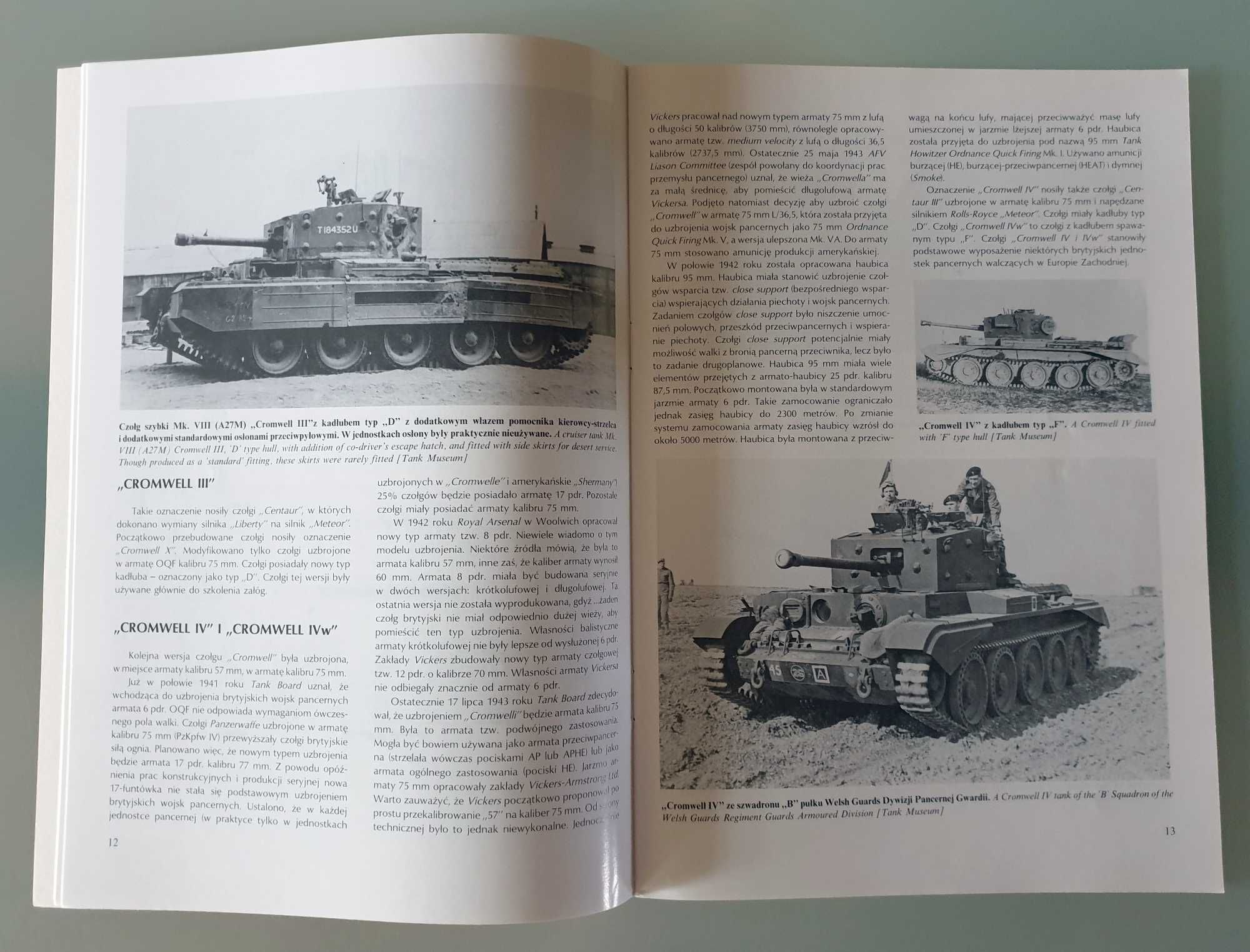 Militaria, monografia nr 14 - Cromwell, Janusz Ledwoch