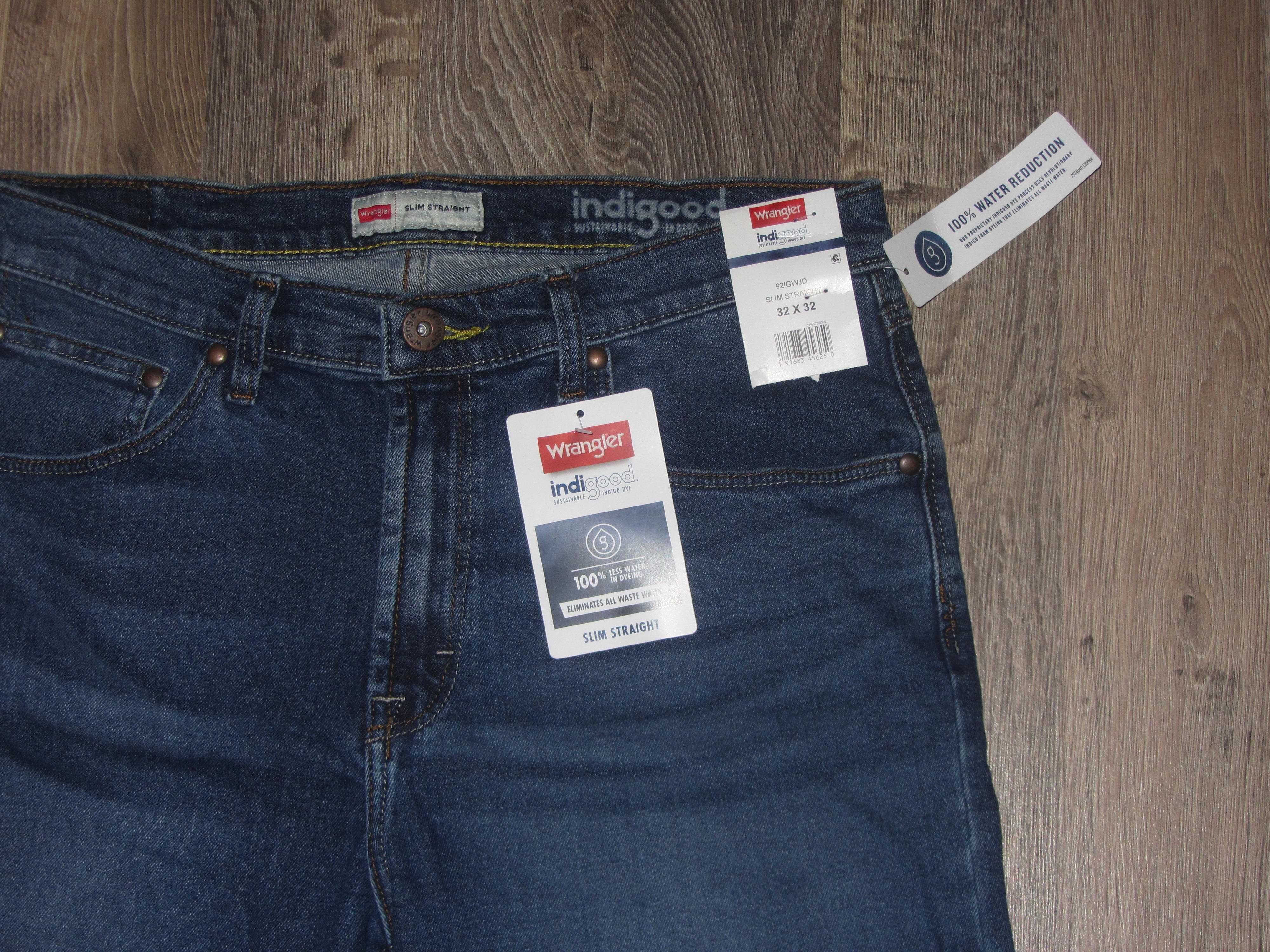 WRANGLER Straight Slim Fit джинсы оригинал из США W32xL32