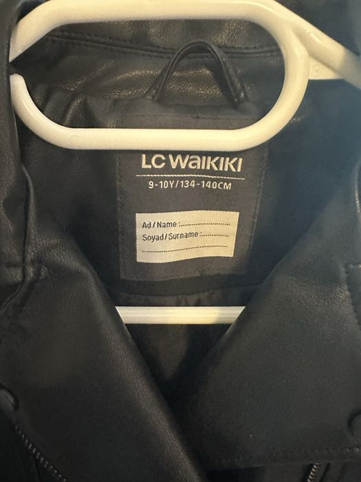 Косуха-куртка для дівчинки шкіряна, розмір 134-140 Торг