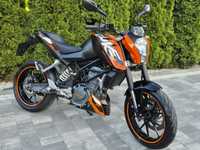 Ktm Duke 125 ABS Grzane Manetki Kat B a1 tylko 16tys km