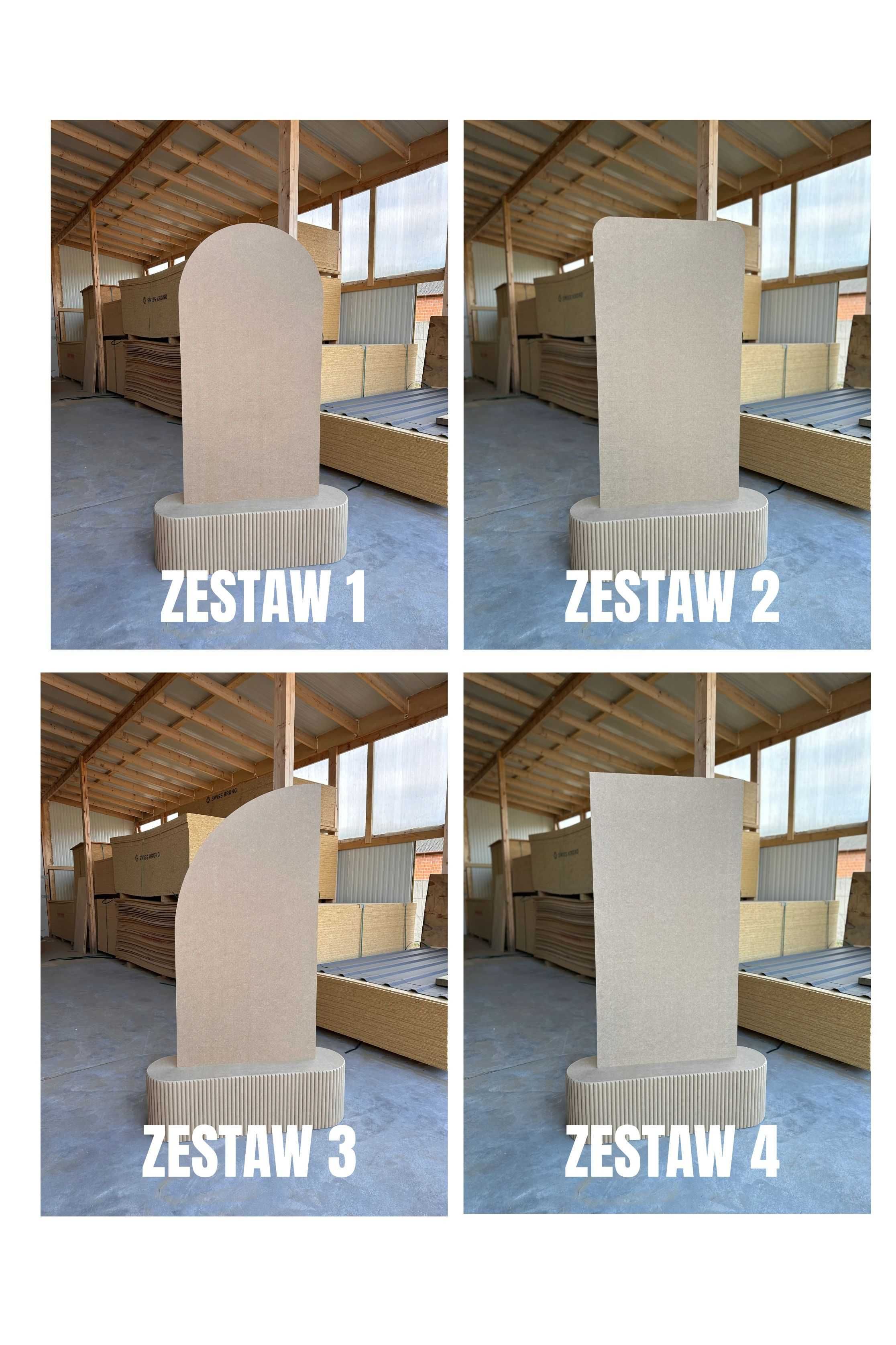 Loventi Ryflowany DecoBox wymienne ścianki Tablica powitalna Tło