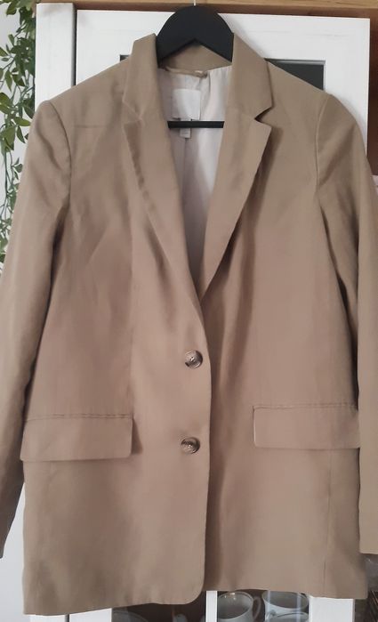 Marynarka damska oversize khaki H&M roz.S-M