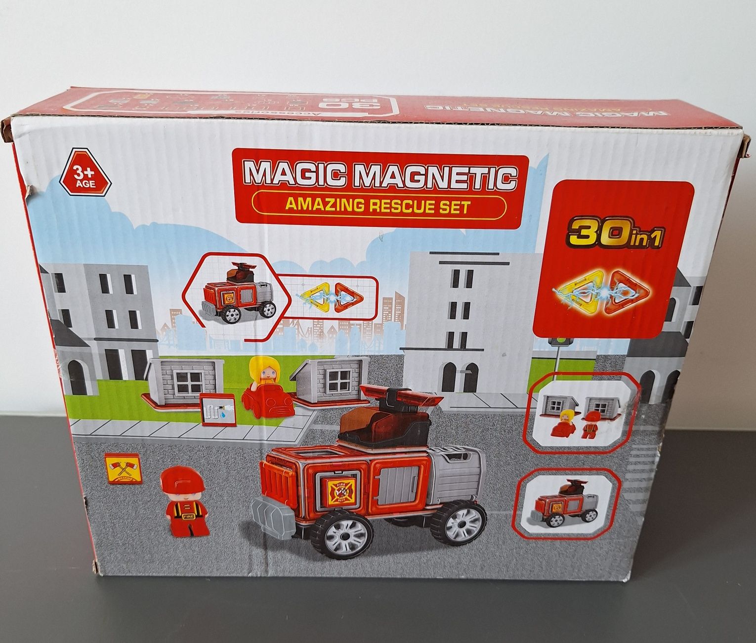 Klocki  Magic Magnetic Straż 30W1