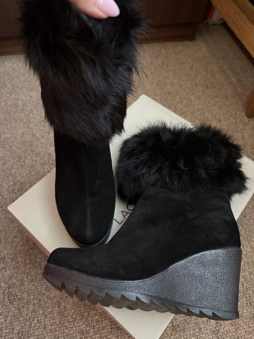 Зимові жіночі сапожки,сапоги,черевикі з хутром з кроликом,чоботи