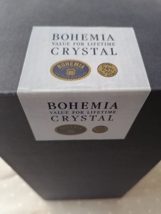 Garrafa / decanter Bohemia Cristal 24% antiga - nova