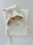 Bambolina czapka - ivory kitty