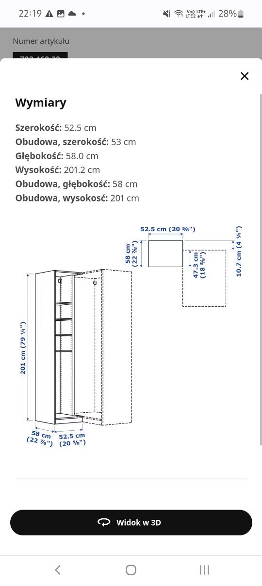 Ikea pax narozna