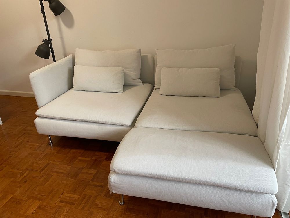 Sofá SÖDERHAMAN Ikea Branco