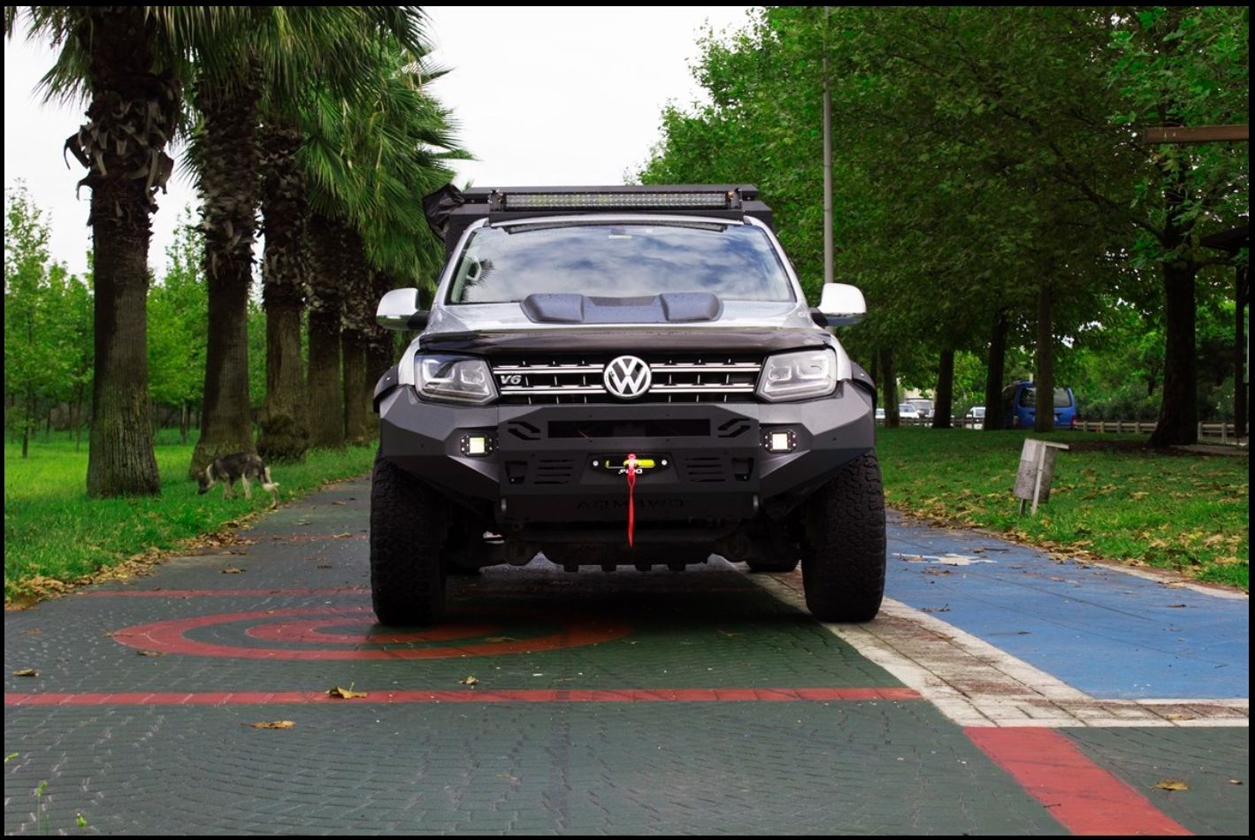 Zderzak przedni stalowy Combat Volkswagen Amarok 4x4 Offroad stal