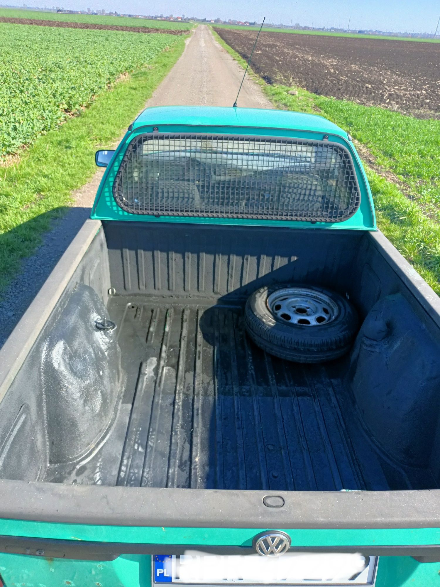 VW Caddy pickup.