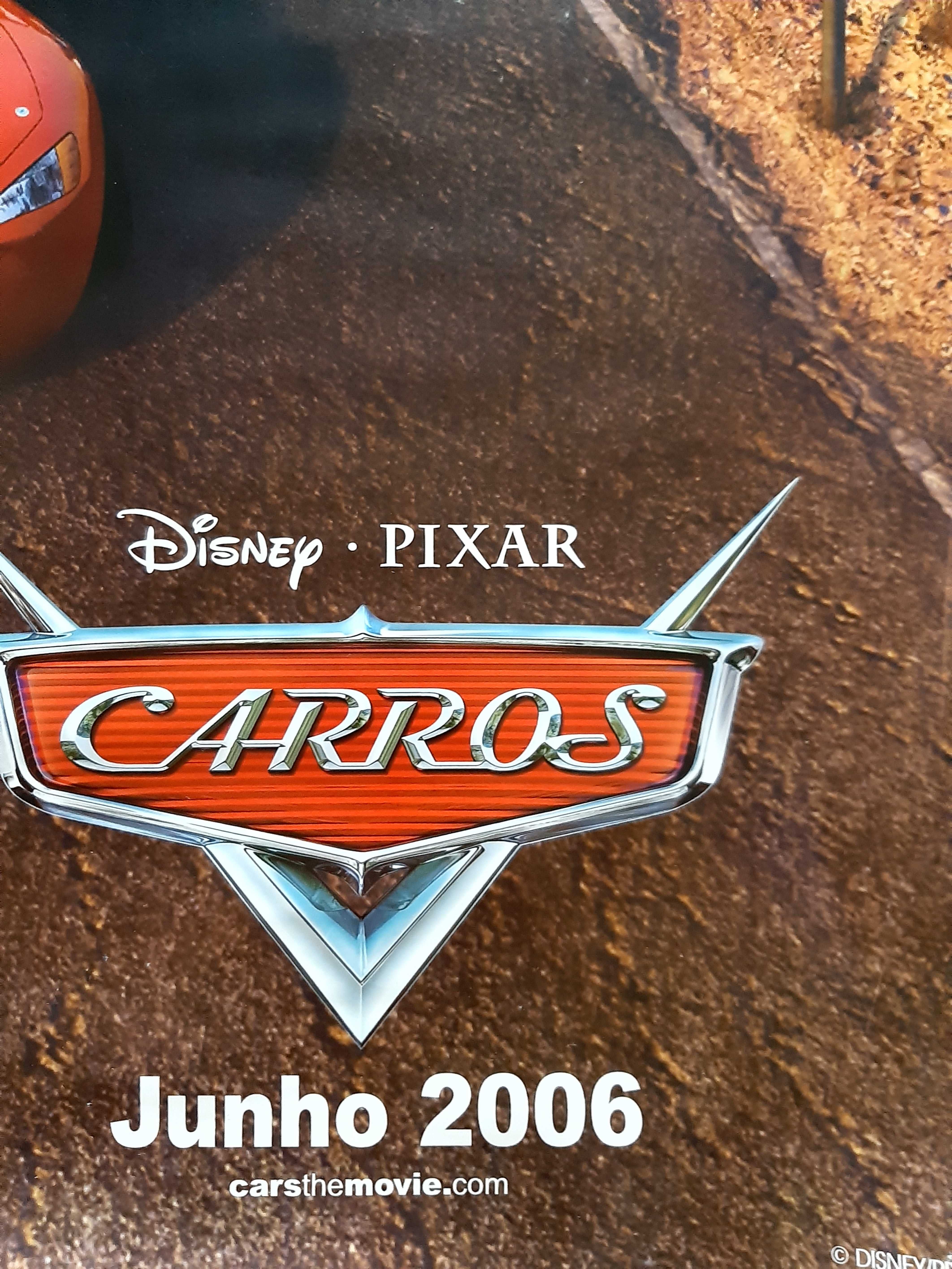 Poster cinematográfico Lusomundo Disney Pixar Carros (Faísca Mc Queen)