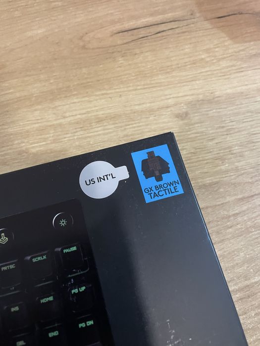 Нова запакована Logitech G PRO X Tactile (коричневі змінні свічі)