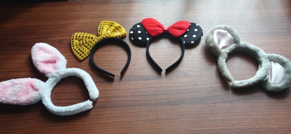 Обручики з вушками для дівчинки