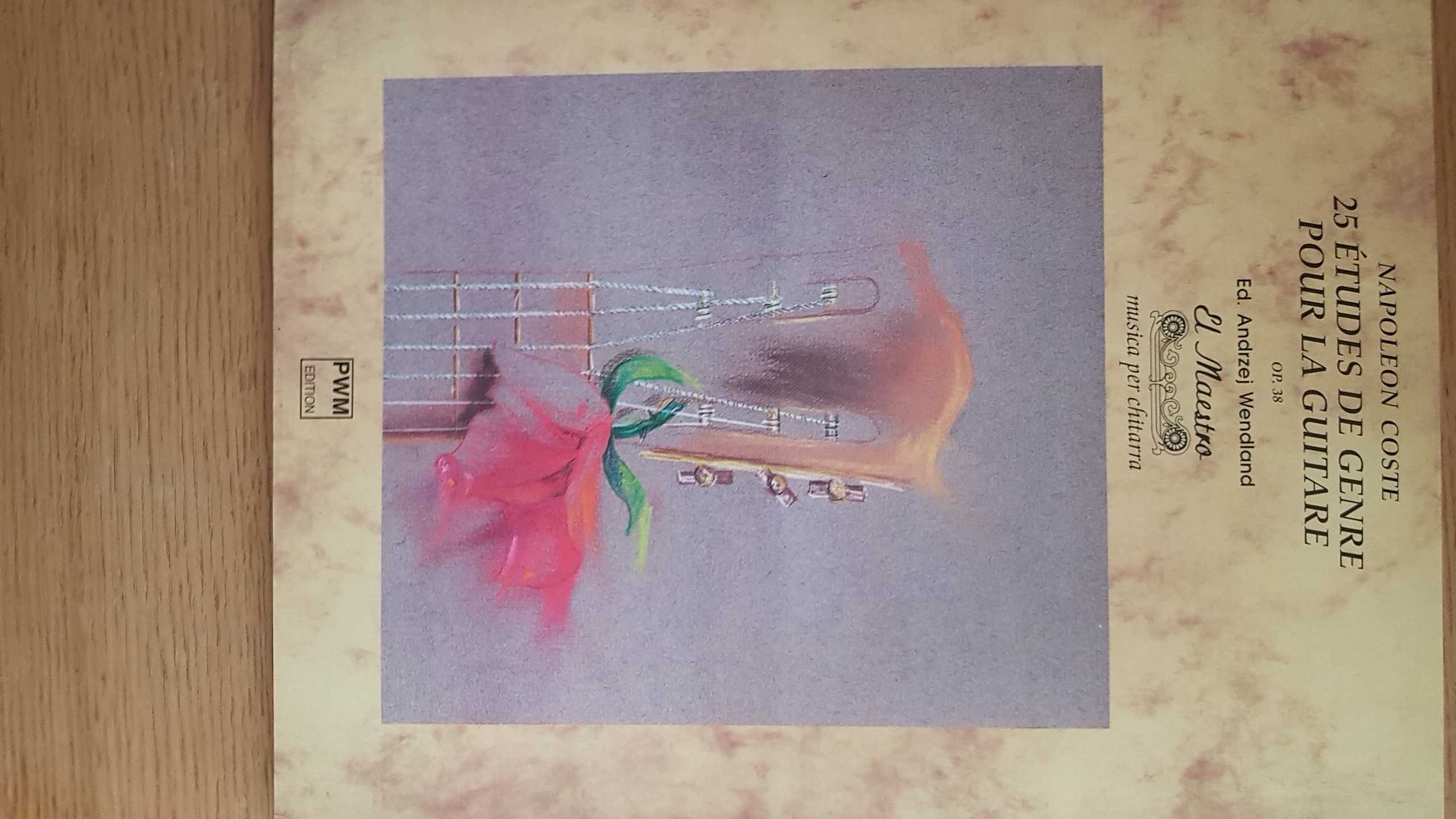 Etiudy na gitare Napoleon Coste i Fernando Sor